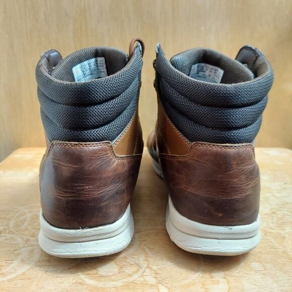 Timberland Graydon Men's US 12 Brown Leather Rain & Snow Sneaker Ankle Boots EUC - Picture 3 of 9
